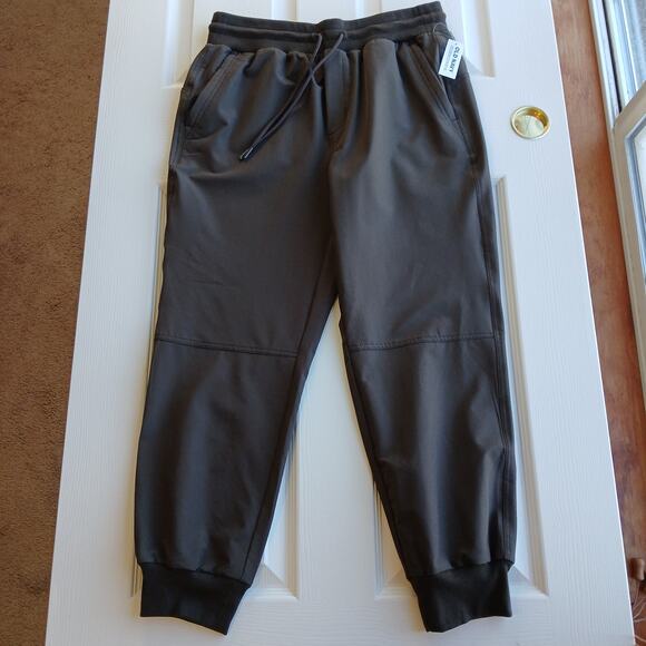 Old Navy StretchTech Go-H2O Water Repellant Joggers Mens M Coffee Grounds brown - Picture 2 of 13